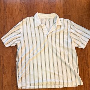 Classic Striped Men's Polo Shirt